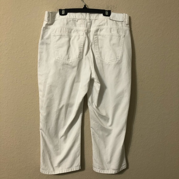 Lauren Ralph Lauren White Capri Jeans - Picture 2 of 3